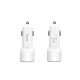 Z23 autonabíjačka dual USB s lightning káblom