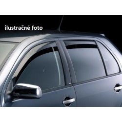 Dacia Duster 2010- 5dv - deflektory (celá sada)
